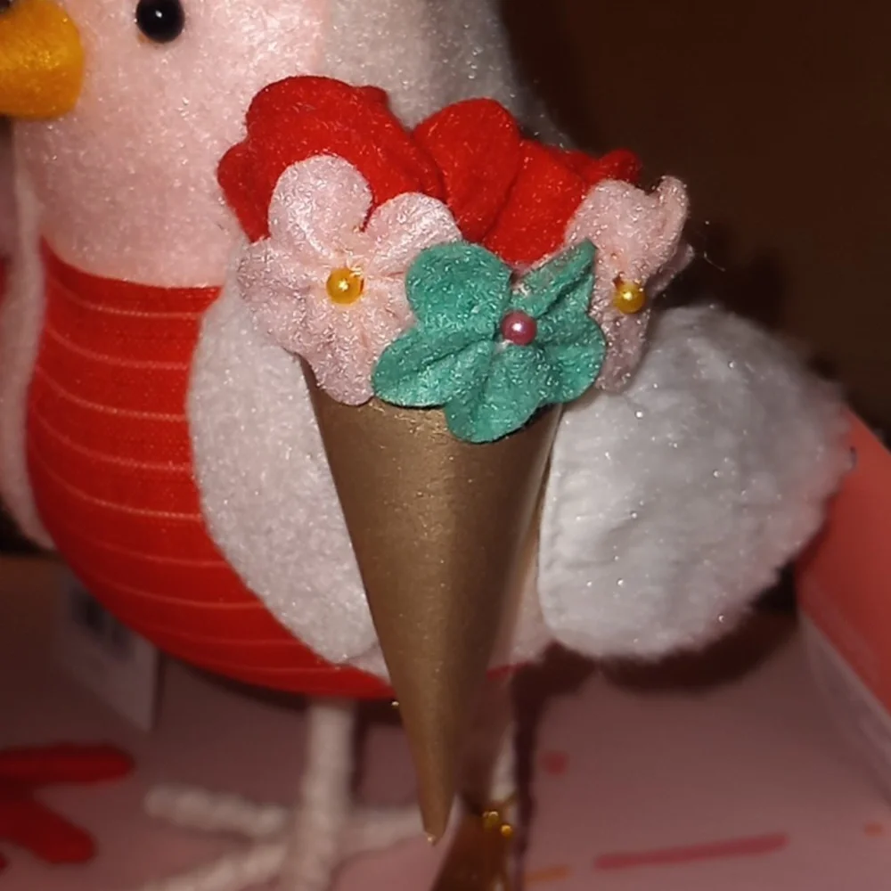 Spiritz 2023 Valentine's Day Birds Target Felt NEW! Fledge and Jet